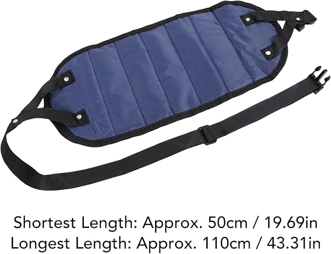 Airplane Foot Rest, Foot Hammock for Plane Travel, Airplane Travel Essentials to Relax Your Feet, Long Flight Essentials (Navy Blue)