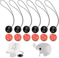 Action Camera Safety Tether Strong Adhesive Stickers Strap Cord Compatible with GoPro Hero 13, 12, 11, Insta360 X5 X4, DJI OSMO Action 6/5 Pro/4, SJCAM,AKASO Action Camera Helmet Mounts