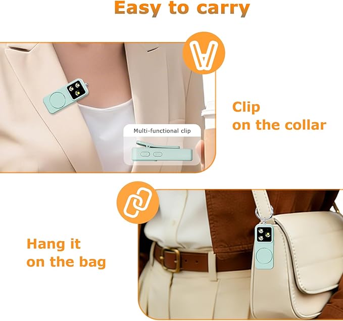 Personal Safety Alarm for Women, Rechargeable 150dB Keychain Alarm with Strobe Light and Pull Pin, Emergency Alarm for College Students, Travel, Walking, Campus Safety and Gift Giving