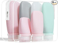 6Pcs Leakproof Travel Size Toiletries Bottles Set – Leakproof Silicone Travel Bottles TSA Approved, 3oz+2oz+1oz Travel Toiletry Set for Shampoo, Lotion, Cream