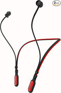 HALLEAST Earplugs for Sleeping and Concert, Noise Reduction, Hearing Protection, with Removable Ear Plug Lanyard, Safety Connector Cord Strap Neckband – SNR 26dB, NRR 14dB, Red