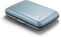 ÖGON -DESIGNS- Aluminum card holder with metal lock, RFID protection against fraud and demagnetization, compact wallet, Smart Case OSLO model