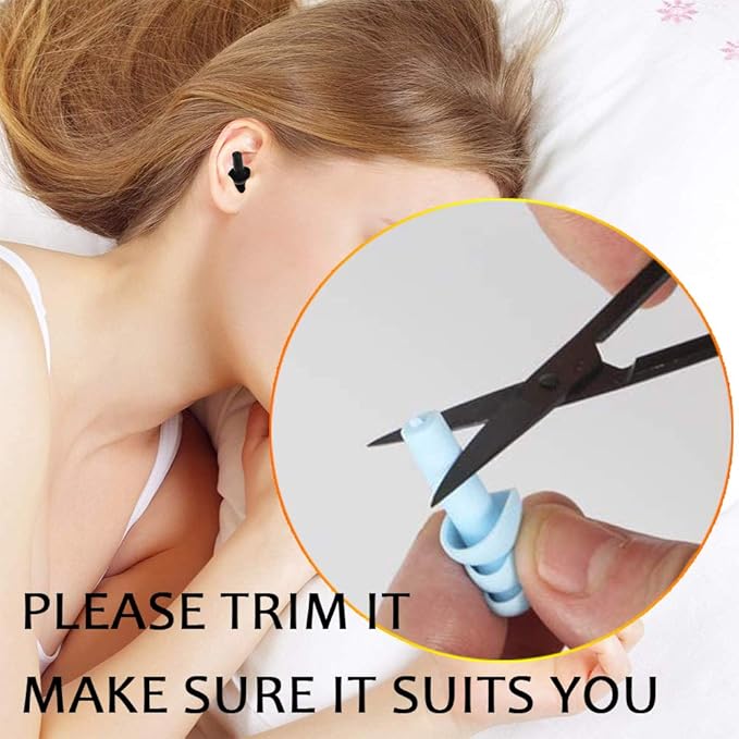 Earplugs for Sleeping, 27 Pairs Silicone Ear Plugs for Swimming with Aluminum Carry Case Noise Reduction for Learning, Hearing Protection, Concerts, Airplanes, Shooting for Woman, Man, Kids (27)