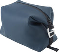 6"x 9.84" 4.5L Large Silicone Toiletry Bag,Waterproof Leakproof Foldable Travel Organizer,Dopp Kit Alternative for Men & Women,Navy Blue