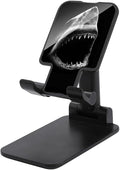Black Shark Bite Portable Cell Phone Stand Foldable Desktop Phone Holder Adjustable Height Angle with Print Pattern