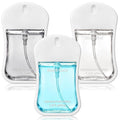 3 Pcs Power Mist Hydrating Hand Sanitizer Spray Bulk Travel Size Hand Sanitizer Pocket 1.35 Fl. oz Gourd Shape Spray White Bottle for Daily Use Women Men Nurse Employee Teacher Office Gifts