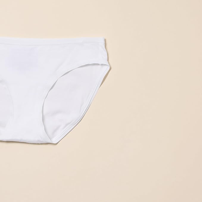 Amazon Essentials Women's Breathable Cotton Bikini Brief Underwear with Full Coverage, Multipacks