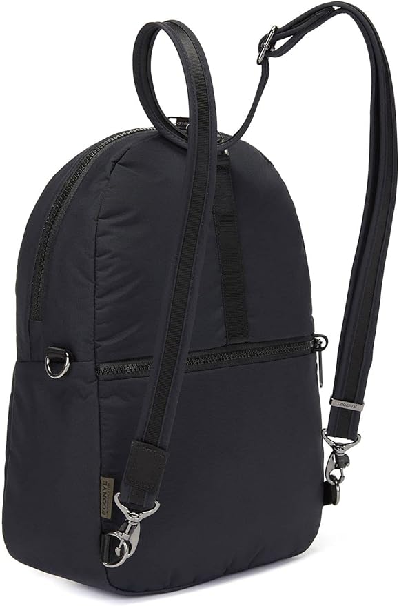 Pacsafe Citysafe CX Anti Theft Convertible Backpack - Fits 10" Tablet, ECONYL Black