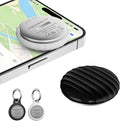 Tracker Tag - 2 Pack [Apple MFi Certified] Bluetooth Trackers Works with Apple Find My (iOS Only) - IP67 Waterproof Item Finders | Track Keys, Wallet, Luggage, Backpack