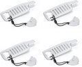 Mengshen 4 Pack Door Stopper Portable Door Stop Travel Size Anti-Theft Door Lock Easy to Carry Travel Security Device