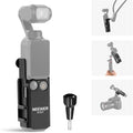 NEEWER BASICS Pocket 3 Extension Mount Adapter Compatible with DJI Osmo Pocket 3 Accessories, Protective Cage Bracket Mic Holder Clamp Stand with Cold Shoe for Tripod Vlog Video Recording, AC017