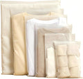 Travel Storage Bags - 25 Pcs Waterproof Clothing Packing Bags with Zipper, Frosted Plastic Bags for Clothes, Shoes, Toiletries & Cosmetics Organizers, 5-Size