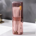 Toothbrush Cup Toothbrush Travel Case, Travel Toothbrush Holder Case with Cover Portable Multifunctional Toothbrush Cover, Suitable for Travel Business Camping Bathroom School or Daily Uses