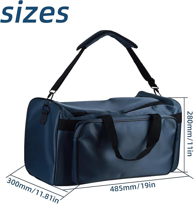Sneaker Bag for Travel with 3 Adjustable Dividers for 4 Pairs of Shoes, 30L Outdoor Sports Bag/Gym Bag with Detachable Shoulder(Gray)