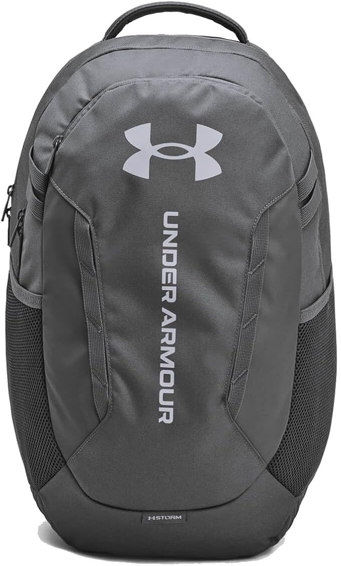 Under Armour Unisex-Adult Hustle 6.0 Backpack, (025) Castlerock / / Steel, One Size Fits Most