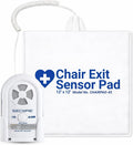Secure Safety Solutions Chair Alarm for Elderly Dementia Patients - 80-120 dB Patient Monitor, 12" x 12" Sensor Pad - Fall Prevention Devices, Caregiver Alert Monitoring, Complement to Bed Alarm