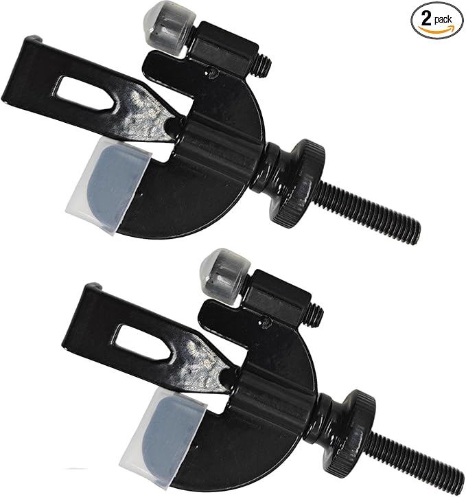 2 PCS Heavy-Duty Portable Door Lock Adjustable Stainless Steel Door Security Locks for Enhanced Safety,Ideal for Travel Home Dorm Hotels Apartments,Easy Install with Silicone Protector Caps (Black)