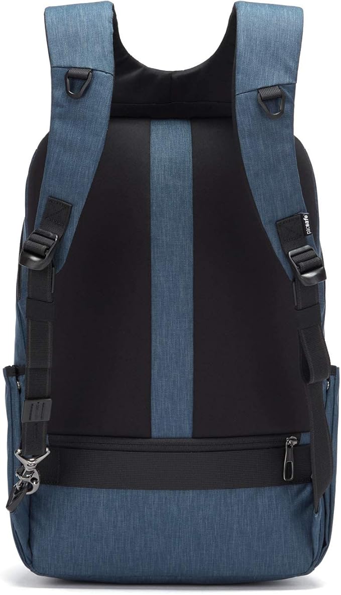 Pacsafe Metrosafe X Anti Theft 25L Backpack - With Padded 15" Laptop Sleeve, Dark Denim (30645646)