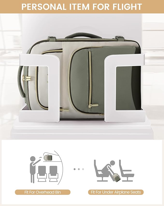 LOVEVOOK Travel Essentials Carry on Backpack 40L Travels Backpack for Women,Waterproof TSA Personal Item Travels Bag Airline Flight Approved,Large Carry on Luggage Laptop Backpack with Packing Cubes