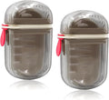 Travel Soap Case Portable Set of 2 - Leak-Proof and Waterproof Small Soap Containers with Lid for Bathroom, Shower, Gym, or Travel - Efficient Drainage Design Keeps Soap Dry and Secure