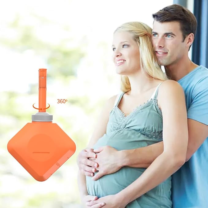 Portable Bidet for Toilet or Travel Handheld Bidet for Postpartum Perineal Care,Hemorrhoid Treatment,and Baby,Elderly,Sprayer,Bio, Personal bidets (Orange)