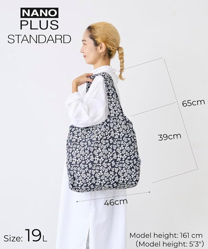 Compact Reusable Grocery Tote Bag – Lightweight, Foldable & Packable Shopping Bag for Travel
