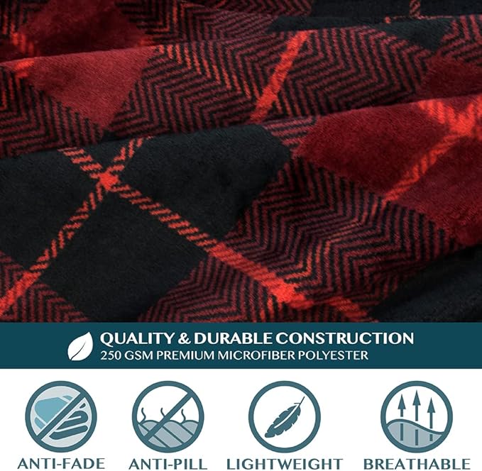 PAVILIA Blanket with Sleeves for Adult Women Men, Soft Warm Wearable Blanket Fleece Wrap Throw, Robe Blanket Gift