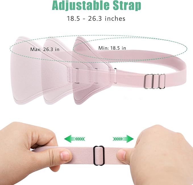 BeeVines 2 Pack 3D Contoured Sleep Mask Eye Mask for False Eyelash Extensions for Men & Women, Eye Mask for Sleeping with Adjustable Strap, 100% Blackout Eye Covers Night Blindfold for Yoga Travel