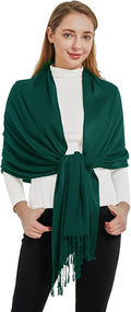 Soft Silky Pashmina Shawl Wraps Solid Colors Scarf for Wedding Evening Dresses