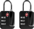 TSA Locks for Luggage, Small Combination Lock for Locker, 3 Digit Padlock Combination, TSA Approved Combo Padlocks for Gym Locker, Travel Suitcase, Gun Case, Storage Box, Backpack Zipper