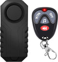 Bike Alarm Wireless Vibration Motion Sensor, Bike Alarm with Remote, Anti Theft for Electric Bike Motorcycle Golf Car Trailer Mailbox 113dB Loud IP65 Waterproof