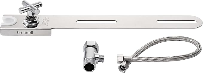 Brondell Hand-Held Bidet Holster Toilet Attachment with Integrated Shut-off, Accessory for Bidet Sprayers