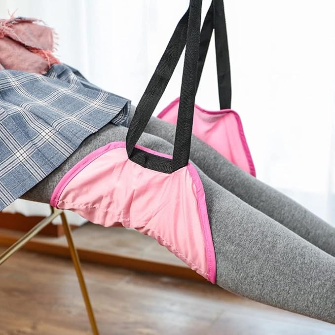 Comfy Hanger Travel Airplane Footrest Hammock Foot Resting for Office Leg(D)