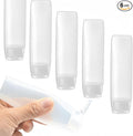 Travel Size Bottles 1oz Squeeze Bottles With Flip Cap Leak Proof BPA Free Refillable Tubes Travel 6 Pack