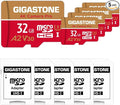 【5-Years Data Recovery】 GIGASTONE 32GB Micro SD Card 5-Pack, 4K Camera Pro, Compatible with GoPro, Wyze, Security Camera, Drone, Dash Cam, R/W up to 95/35MB/s MicroSDHC Memory Card UHS-I U3 A2 V30