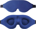 Sleep Mask for Women Men Comfortable Blockout Soft 3D Padded Eye Mask for Sleeping Side Sleeper Friendly Royal Blue