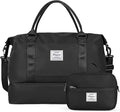 Travel Duffel Bag with Shoes Compartment, Overnight Weekender Bags for Women, Carry on Personal Item Travel Set