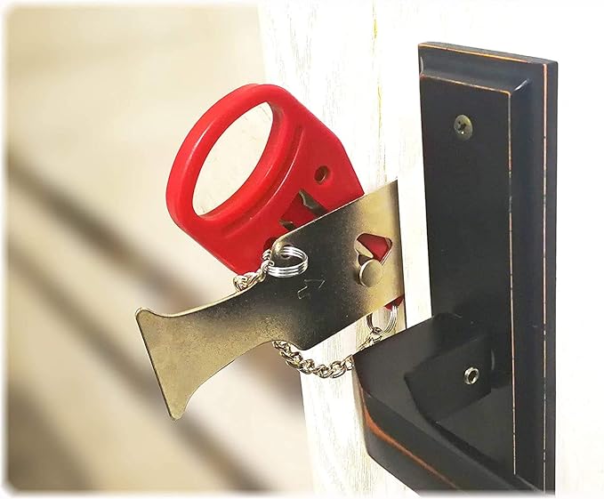 Portable Door Lock Compatible with Travel,AirBNB,School Lockdown Lock and Security Home Apartment Living Hotel Motel