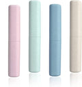 4 Pack Toothbrush Travel Case Portable Travel Toothbrush Holder Breathable Toothbrush Travel Containers for School Business Camping Travel Toothbrush Case