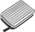 Credit Cards Holder for Women RFID Blocking Aluminum Zipper Wallet Business Card Case Metal ID Case for Men