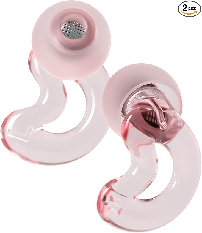 Concert Ear Plugs – Ear Plugs for Concerts with 19dB Noise Reduction & Hearing Protection, Comfortable & Reusable Ear Protection for Music Lovers