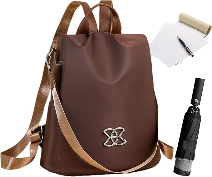Anti-theft Large Capacity Backpack For Women, Lightweight Leisure Shoulder Bag, Cross Body Back Pack Bag, Multi-Purpose Rucksack Backpack With Adjustable Strap For School Work Commuting Traveling