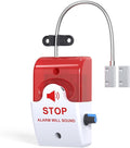 Exit Door Alarm with 110dB Siren, Emergency Exit Security Device, Easy Installation, Battery Powered, Magnetic Sensor for Unauthorized Entry Prevention, Home, Warehouse, Office, Retail Use