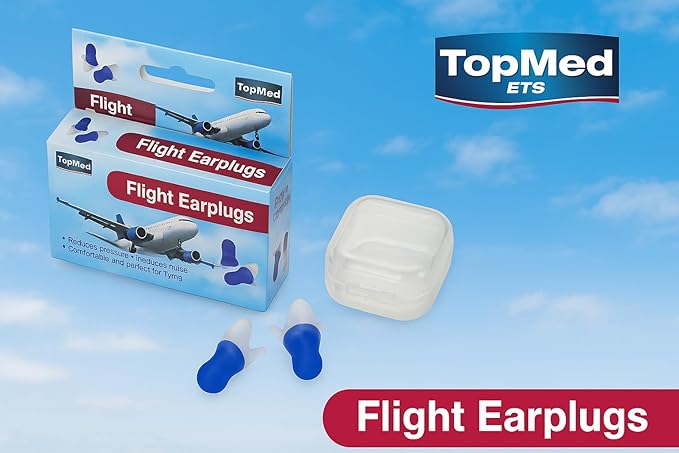 Flight Ear Plugs Pressure Relief Earplugs for Adult 1 Pair