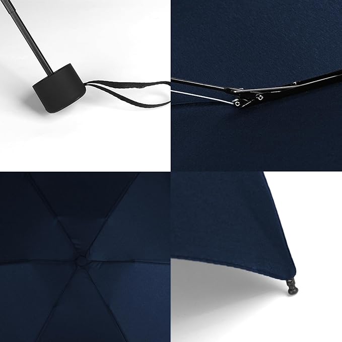 GAOYAING Small Mini Umbrella with Case Light Compact Design Perfect for Travel Lightweight Portable Parasol Outdoor Sun&Rain Umbrellas 34 Inches