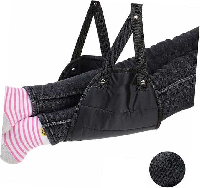 1Pc Travel Foot Hammock for Airplane Office Multi Purpose Foot Rest with Double Webbing Easy to Attach Comfortable for Long Journeys and Relaxing Feet