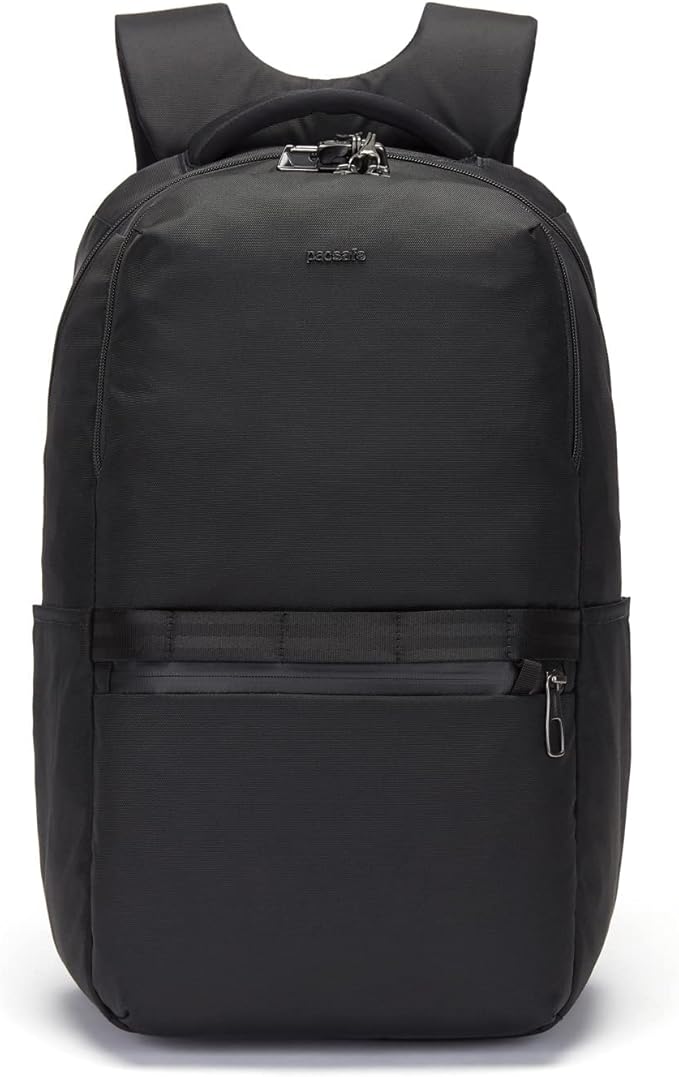 Pacsafe Metrosafe X Anti Theft 25L Backpack - With Padded 15" Laptop Sleeve, Black