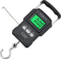 NUTRI FIT Luggage Weight Scale Fish Weighing Scales Digital Handheld Suitcase Weigher with Hook, 165lb/75kg with Measuring Tape for Travel, Fishing, Gifts