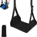 Airplane Foot Rest Hammock, Adjustable Travel Footrest with Storage Bag, Portable Under Desk Leg Support, Adjustable Leg Support for Long Flights