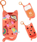 Hand Sanitizer Spray Case for Touchland Case Keychain, Hand Sanitizer Spray Holder Compatible with 5 Decorative Charms.